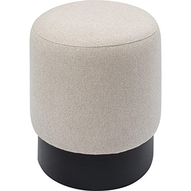 Kare Design Hocker Cherry Creme Black, pflegeleicht, Sitzhöhe, 37 x 37 x 44 im Sale